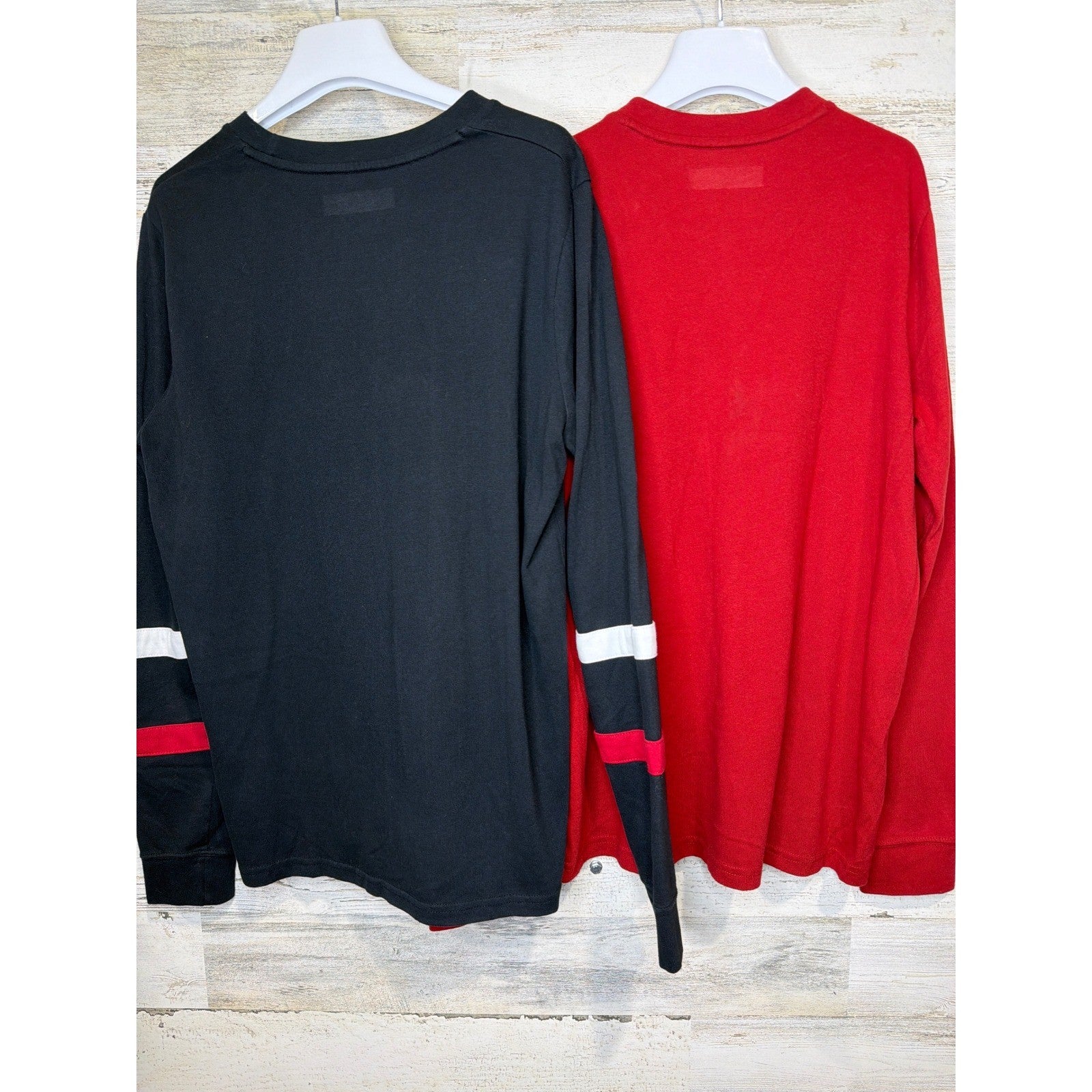 Abercrombie Kids Long Sleeve Shirt Boys 15/16 Black Red Graphic Bundle3