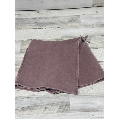 Bixby Nomad Skort Girls XL Mauve Fleece Wrap Front Side Tie0