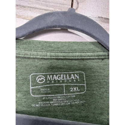 Magellan T-Shirt Bundle Mens 2XL Gray Green Logo Gorpcore Hiking2