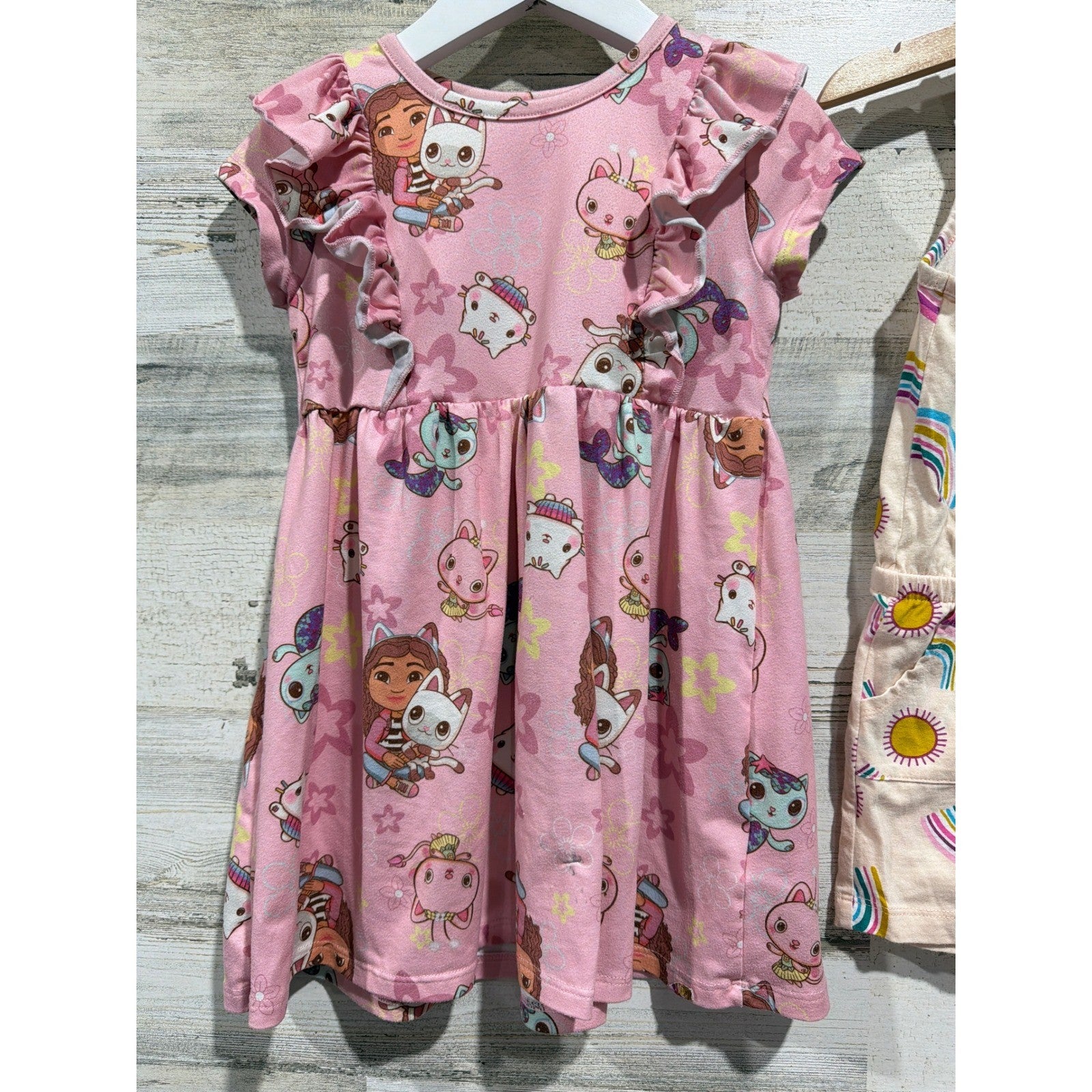 Jumping Beans Carters Girls 3T Bundle Pink Floral Rainbow Dress Romper4