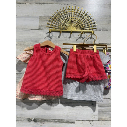 Miniwear Jessica Simpson B'Tween Baby Girls 18-24M Pink Red Bundle EUC1