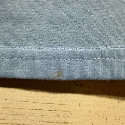 Properly Tied Pocket Tee Boys 6 Blue Reindeer Christmas Holiday Preppy *Flawed4