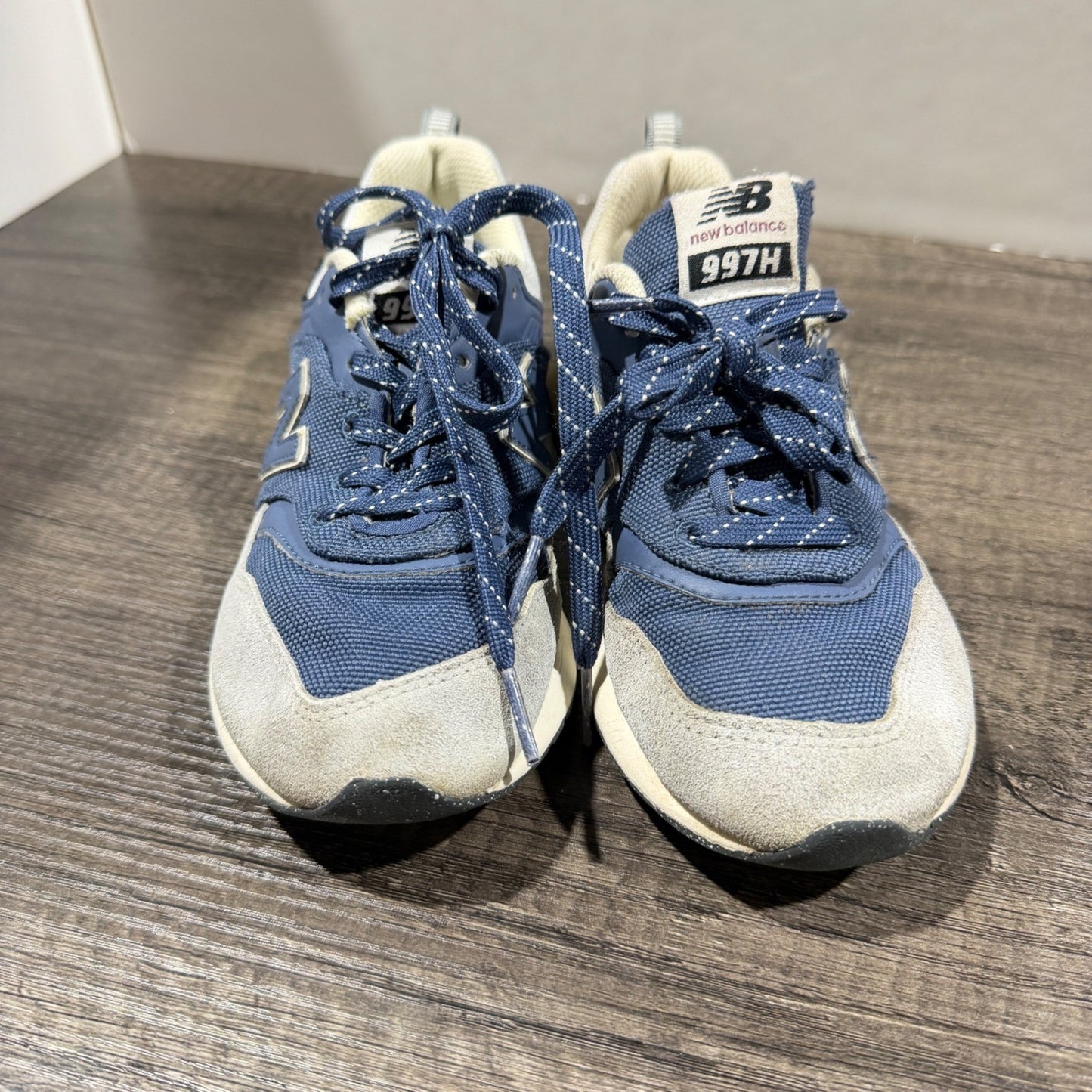 New Balance 997H Sneakers Boys Size 1 Blue Cordura Suede Retro1