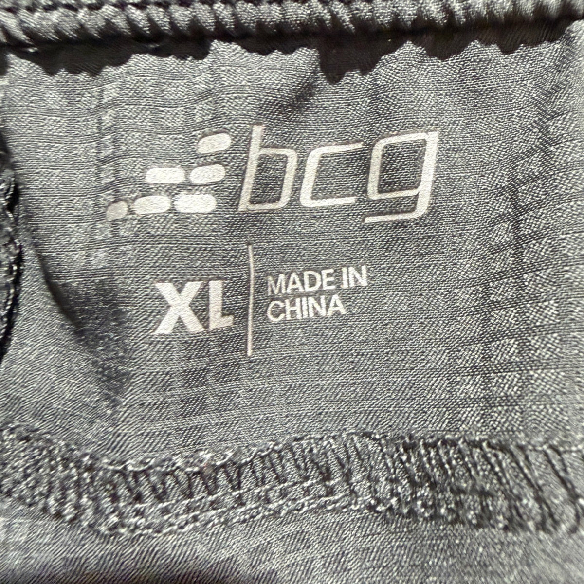 BCG Cargo Jogger Pants Men XL Gray Ripstop Stretch Athleisure EUC3