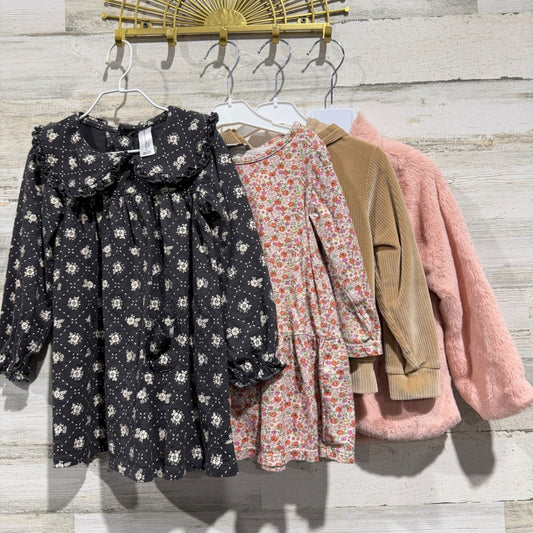 Modern Moments Gerber Floral Ruffle Dress Jacket Girls 3T Bundle Cottagecore0