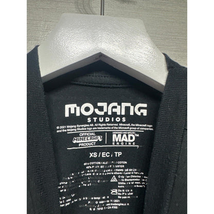 Minecraft Graphic T-Shirt Boys XS Black Mojang Mobs Short Sleeve1