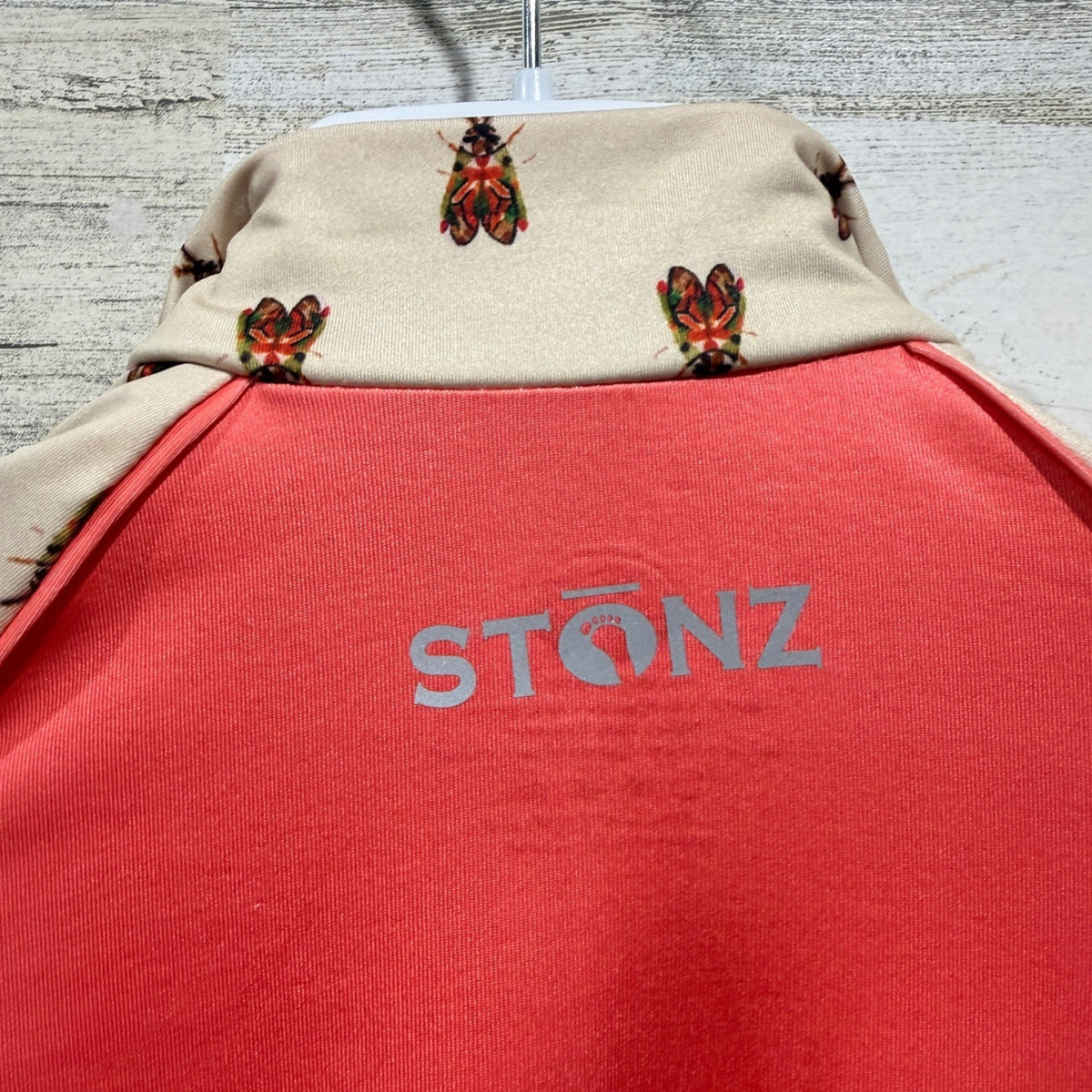 Stonz Sun Suit Baby 0-6M Pink Insect Print UPF 50 Swim Rash Guard NWT4