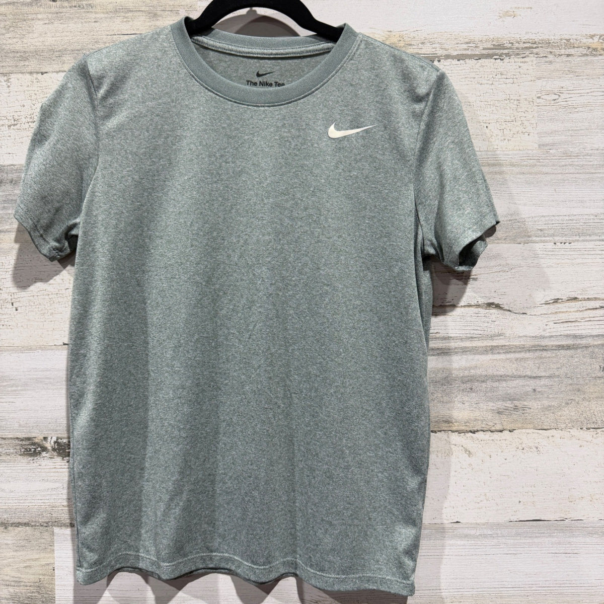 Nike Dri-FIT Legend T-Shirt Women Small Green Heathered Sporty EUC0