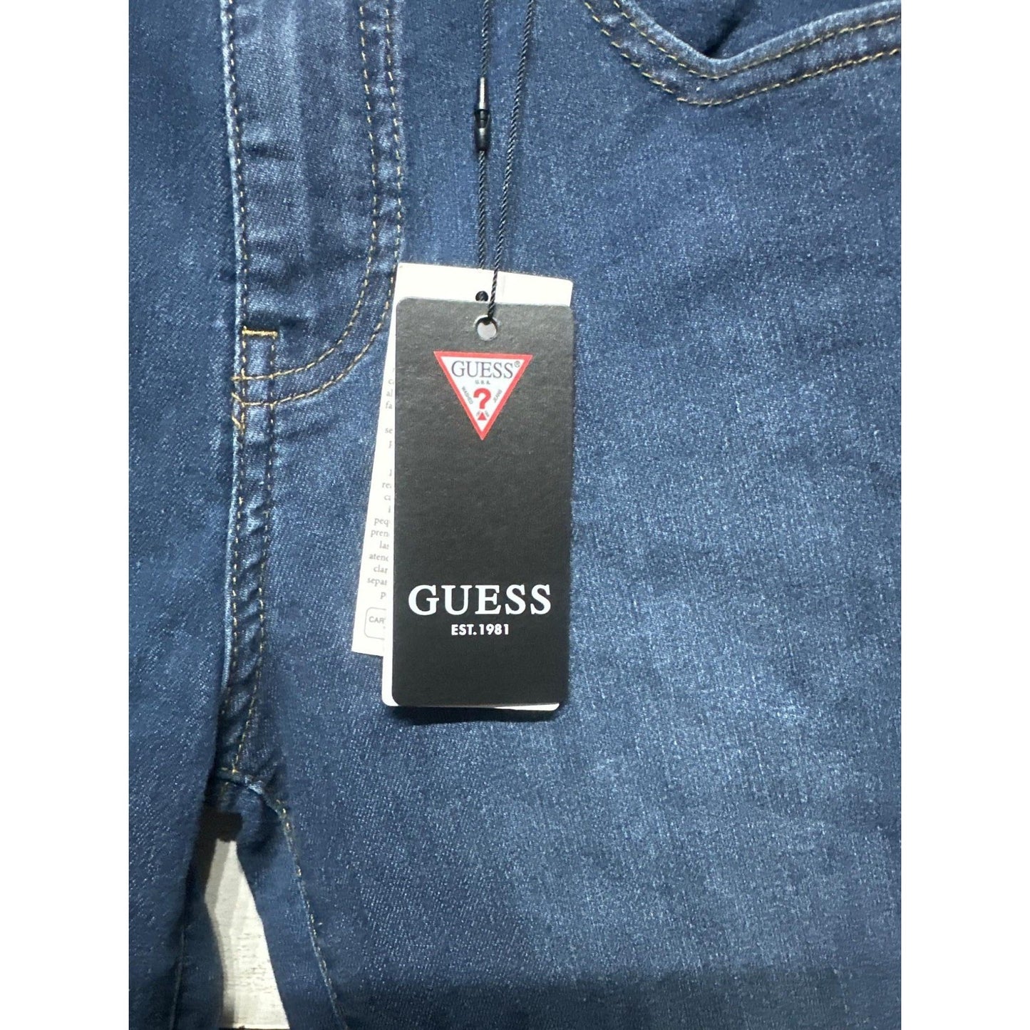 Guess Denim Shorts Boys 16 Blue Organic Cotton Five Pocket NWT2