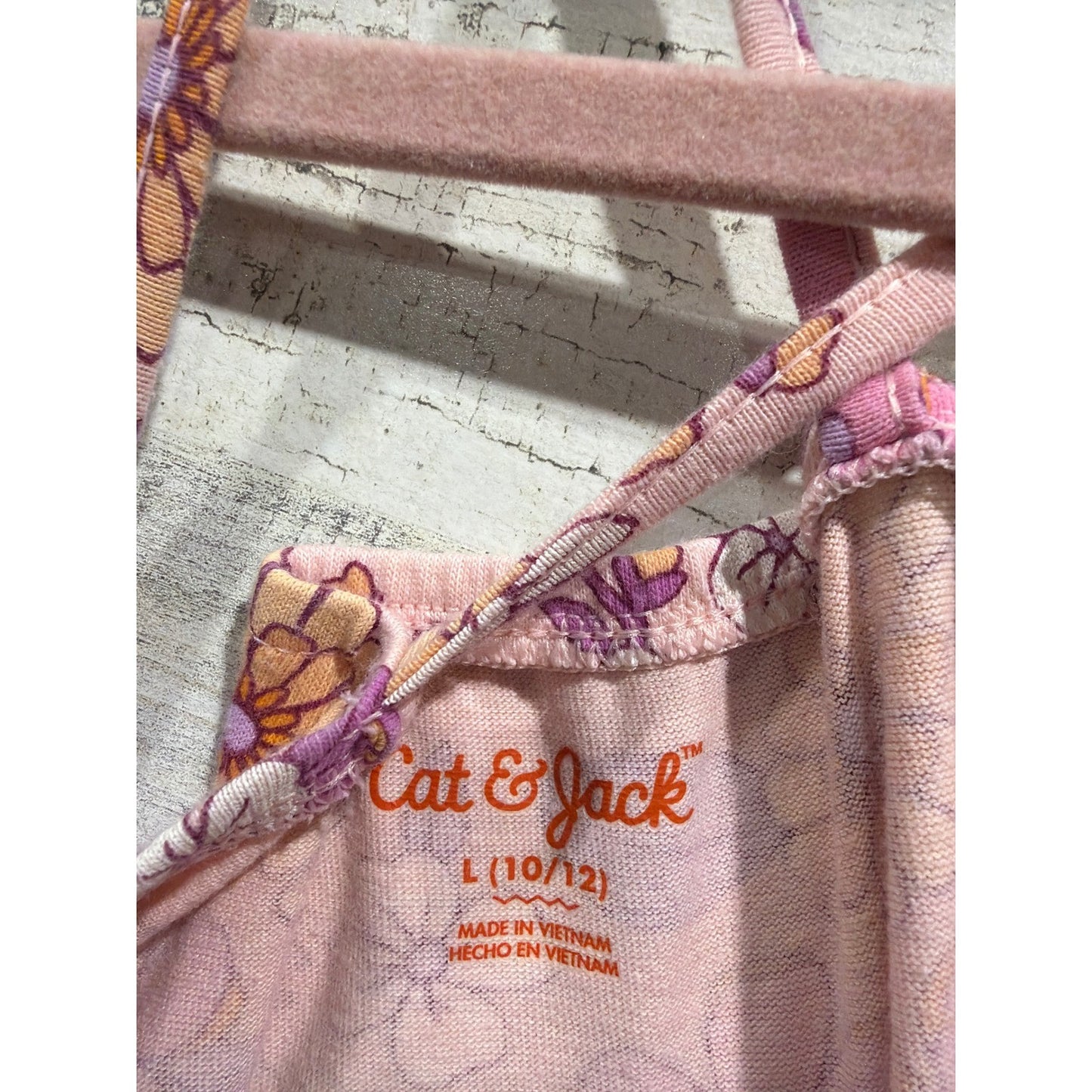 Hello Kitty Cat & Jack Girls 10/12 Pink Grey Floral Bundle Kidcore5