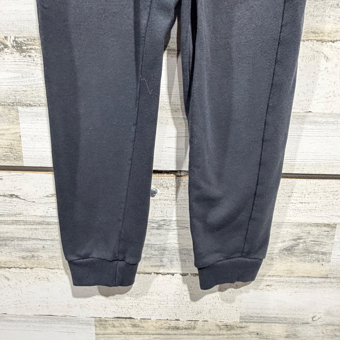 Adidas Jogger Sweatpants Boys Medium Black Fleece Active Sporty GUC2