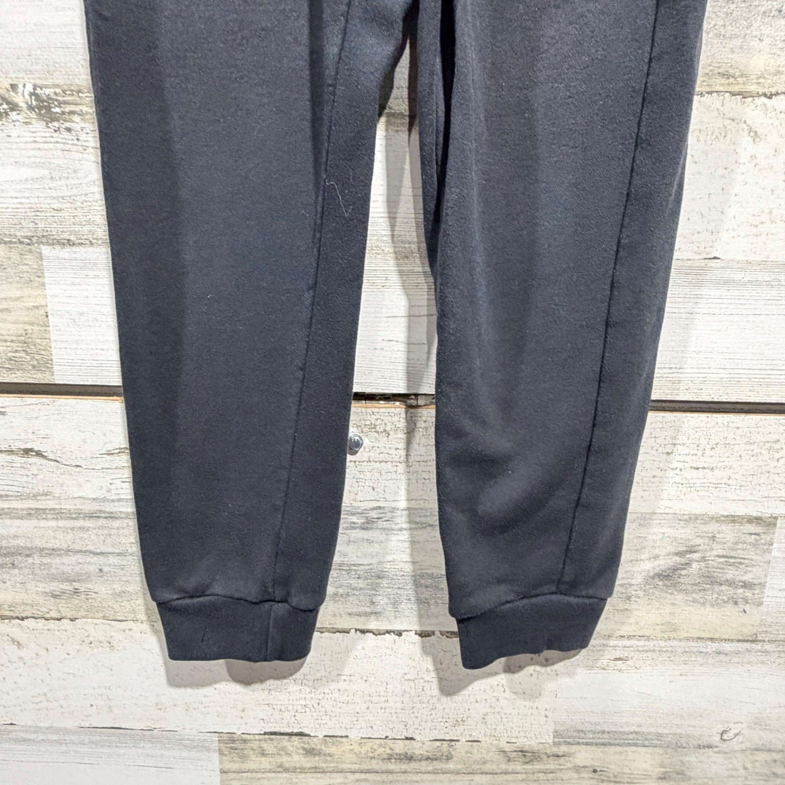 Adidas Jogger Sweatpants Boys Medium Black Fleece Active Sporty GUC2