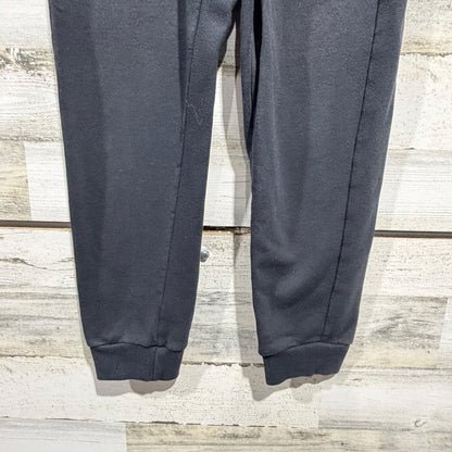 Adidas Jogger Sweatpants Boys Medium Black Fleece Active Sporty GUC2