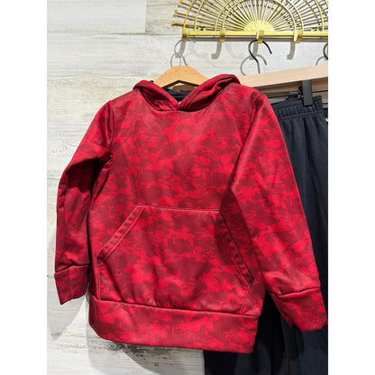 BCG Under Armour Wonder Nation Boys 4T Red Black Hoodie Pants Bundle Sporty EUC1