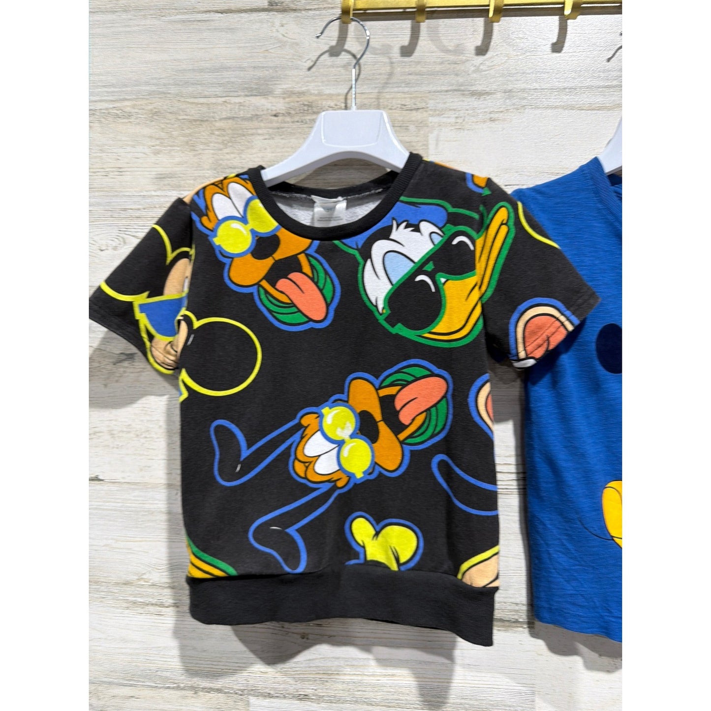 Disney Gap T-Shirt Bundle Boys 5T/5 Black Blue Mickey Friends Disneycore3