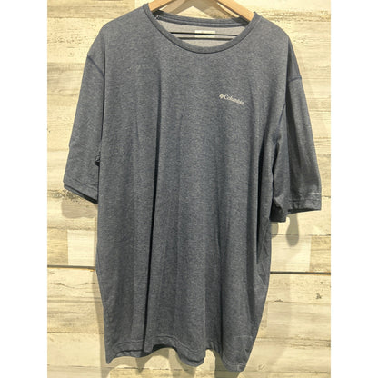 Columbia T-Shirt Men 2XT Blue Omni-Wick Performance Gorpcore EUC0