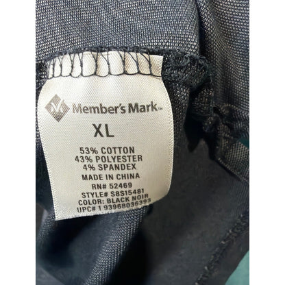 Member's Mark Stretch Cotton Polo Men XL Grey Blue Bundle Golf Preppy EUC6