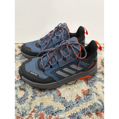 Adidas Terrex Hiking Shoes Boys 12 Blue Orange Rain.RDY Outdoors Nature2