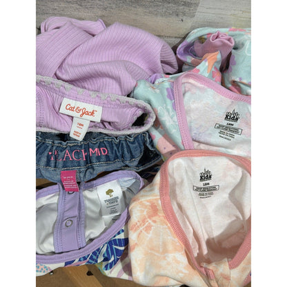 Tucker Tate Cat&Jack Childrens Place Summer Bundle Girls 18-24M Swim Play Sleep5