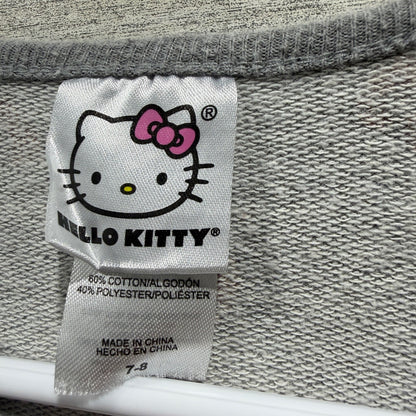Hello Kitty & More Than Magic Dress Romper Girls 7/8 Grey Cotton Blend Flawed*3
