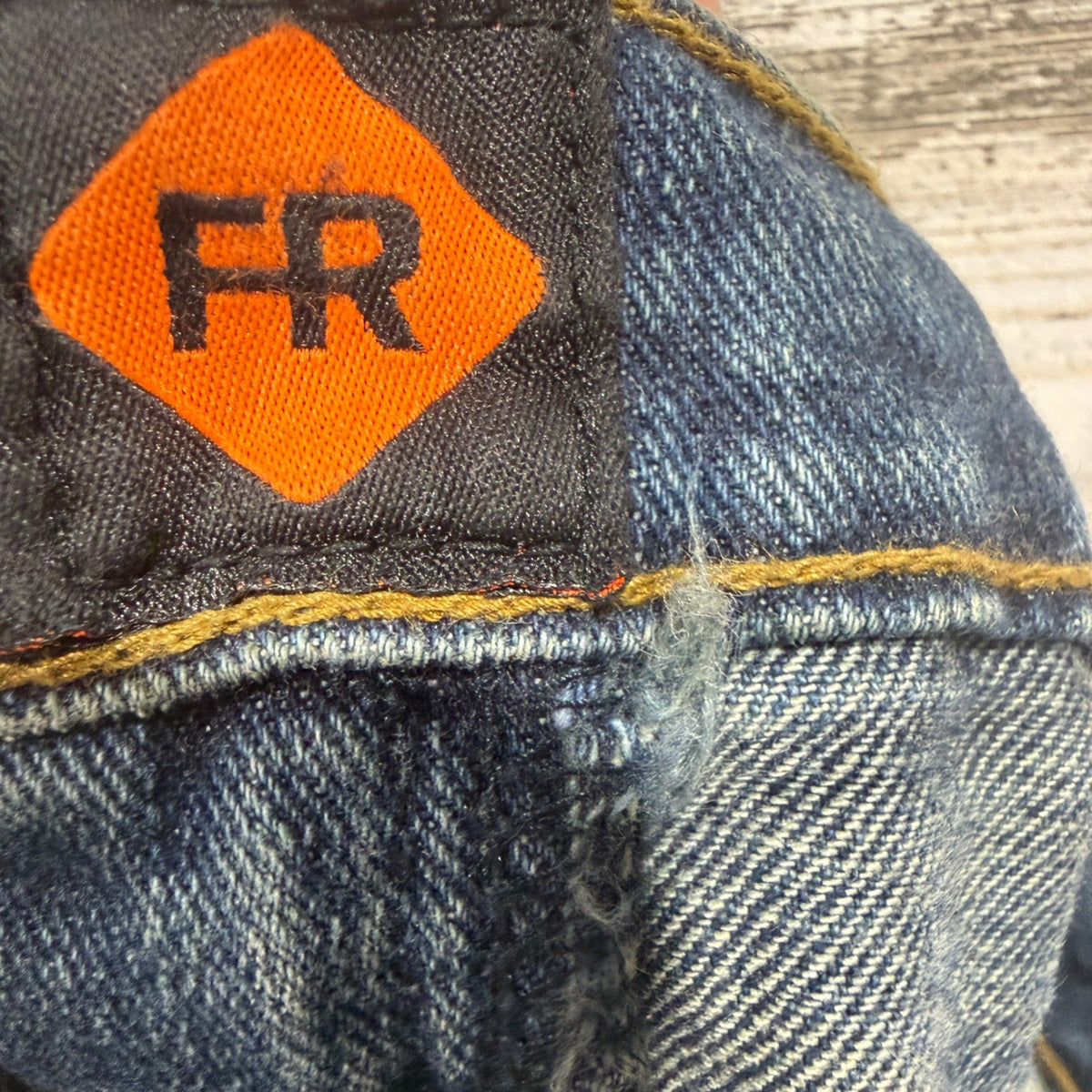 Wrangler FR Jeans Men 36x30 Blue Advanced Comfort Flame Resistant HRC2 Work7