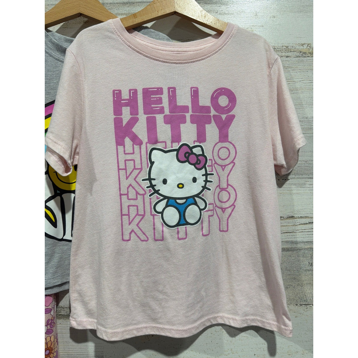 Hello Kitty Cat & Jack Girls 10/12 Pink Grey Floral Bundle Kidcore1