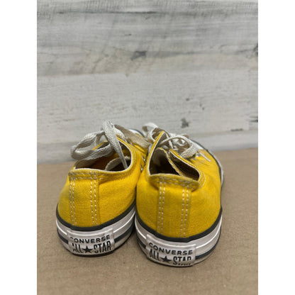 Converse Chuck Taylor All Star Youth Size 2 Yellow Low Top Canvas Sneakers GUC*3