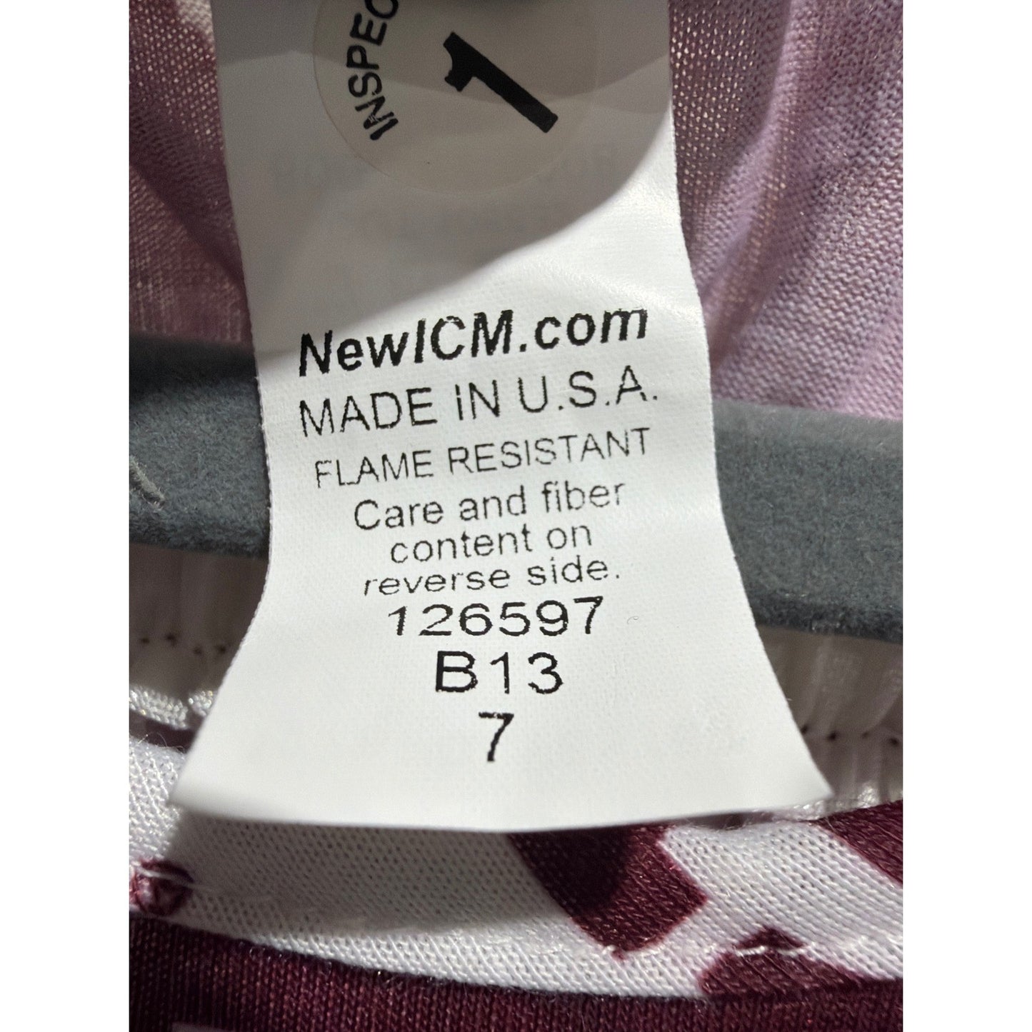 TJ's PJs Nightgown Girls 7 Maroon Texas A&M Aggies Ruffle Sleepwear NWT5
