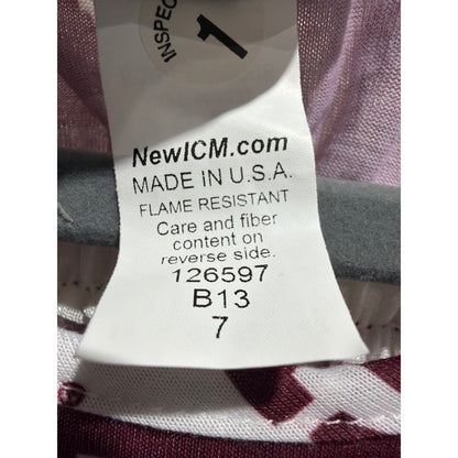 TJ's PJs Nightgown Girls 7 Maroon Texas A&M Aggies Ruffle Sleepwear NWT5