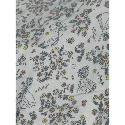 Disney Baby Aden Anais Swaddle 0-3M White Floral Princess Ariel Belle EUC3