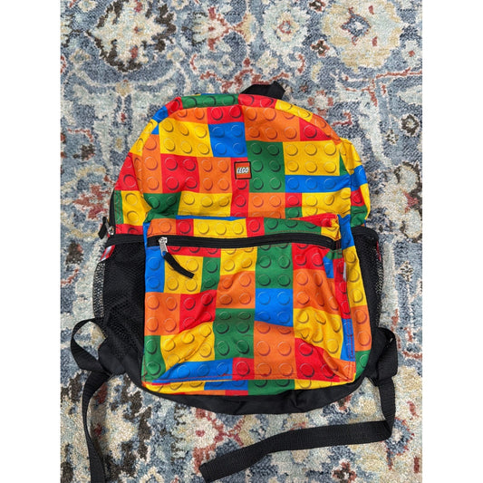 Lego Backpack Kids One Size Multicolor Brick Print Heritage Classic0