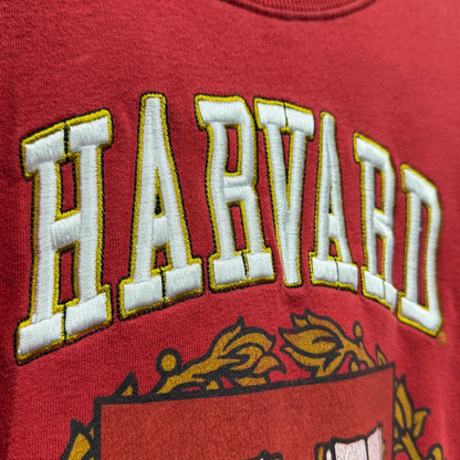 Harvard University Sweatshirt Kids Size 12 Red Cotton Poly Collegiate Flawed*2