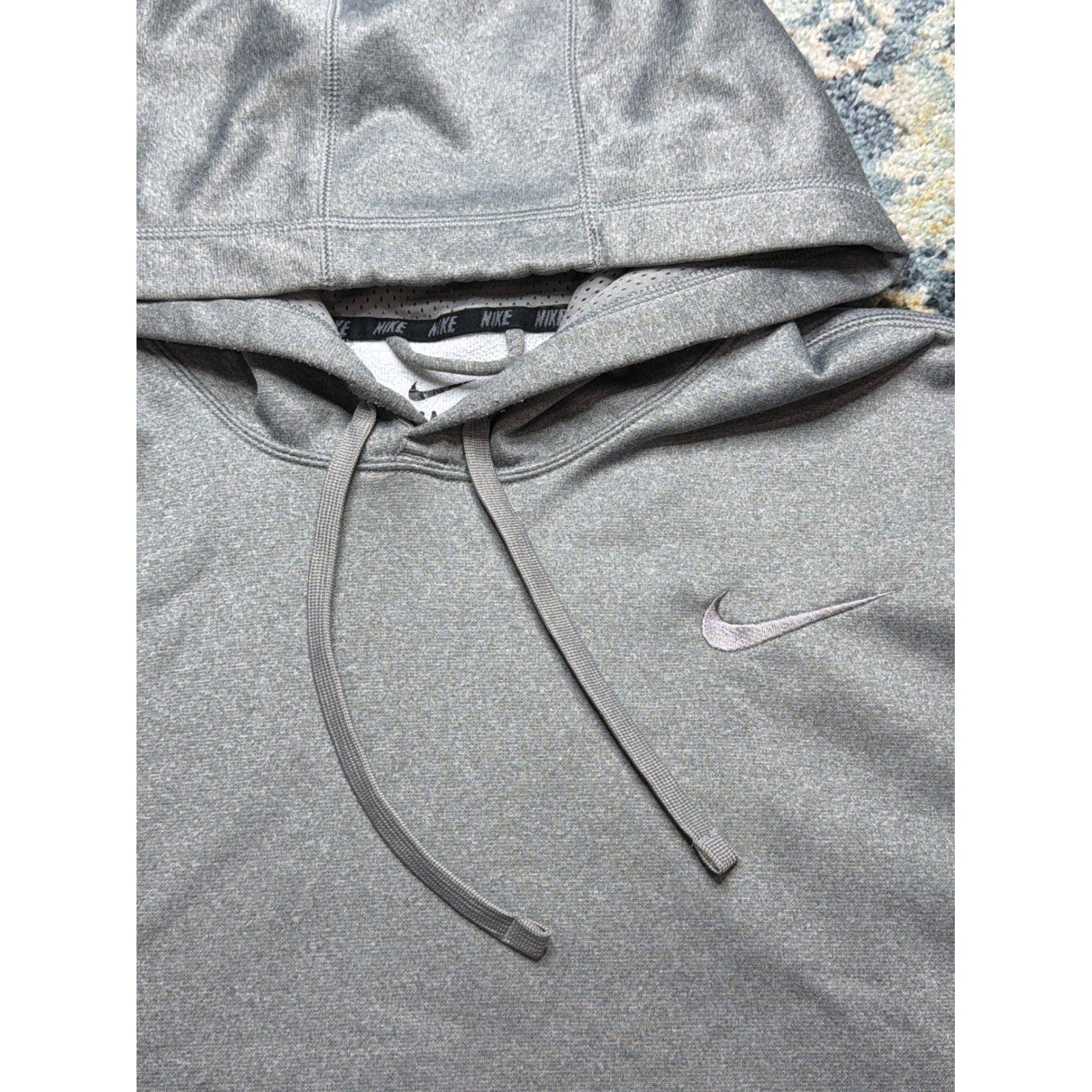 Nike Therma-FIT Hoodie Mens XXL Grey Pullover Performance Sweatshirt2