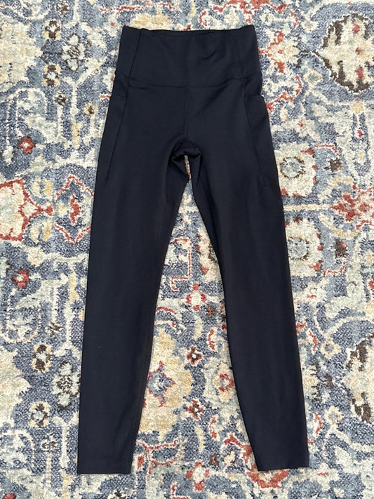 All in Motion Women’s XS Dynamic Flex High Rise 7/8 Length Black Leggings VGUC0