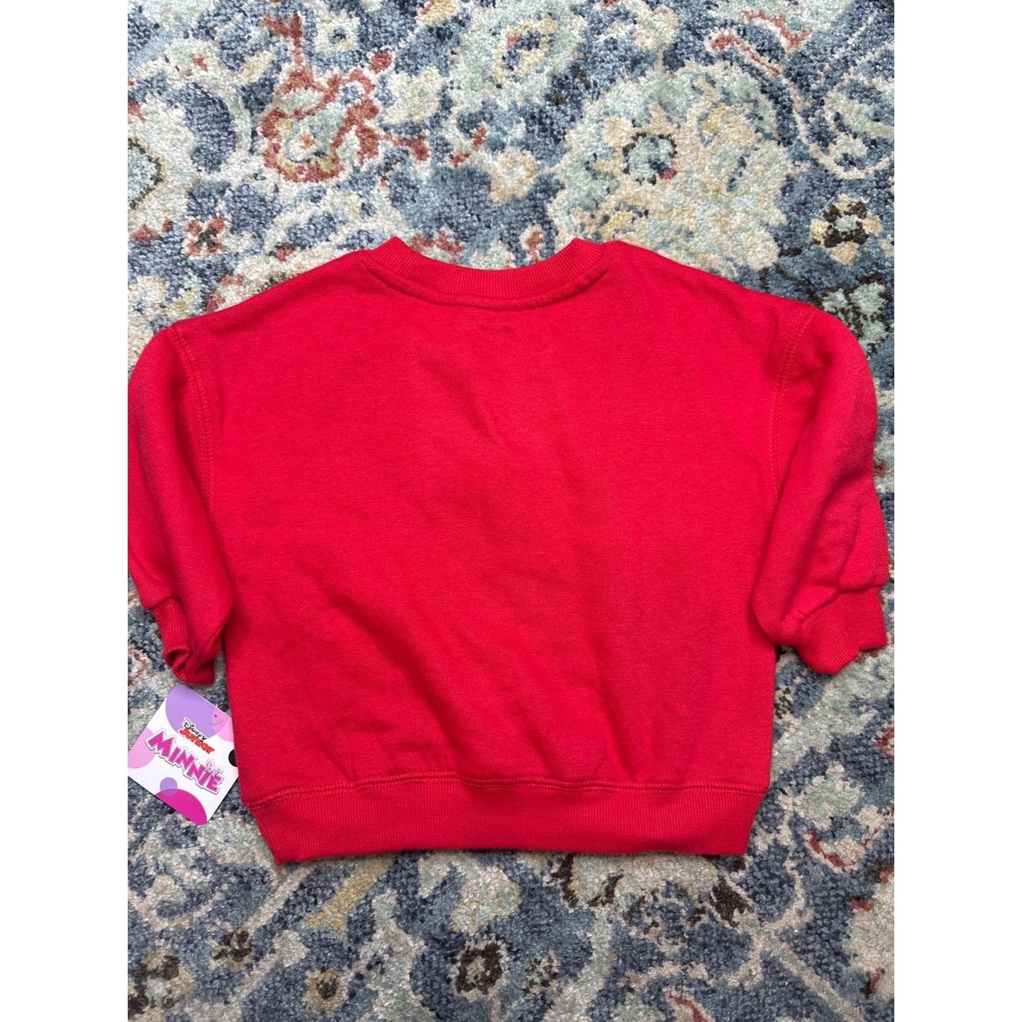 Disney Minnie Mouse Sweatshirt Girls 18M Red Lake Tahoe Ski Club NWT3