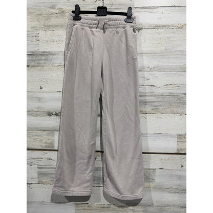 Abercrombie Kids Sweatpants Girls 11/12 Tan Essentials Wide Leg Fleece EUC0