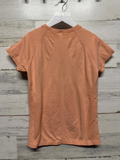 DSG Seamless Short Sleeve Shirt Kids Size S 8-9 Peach Athletic Tee EUC2