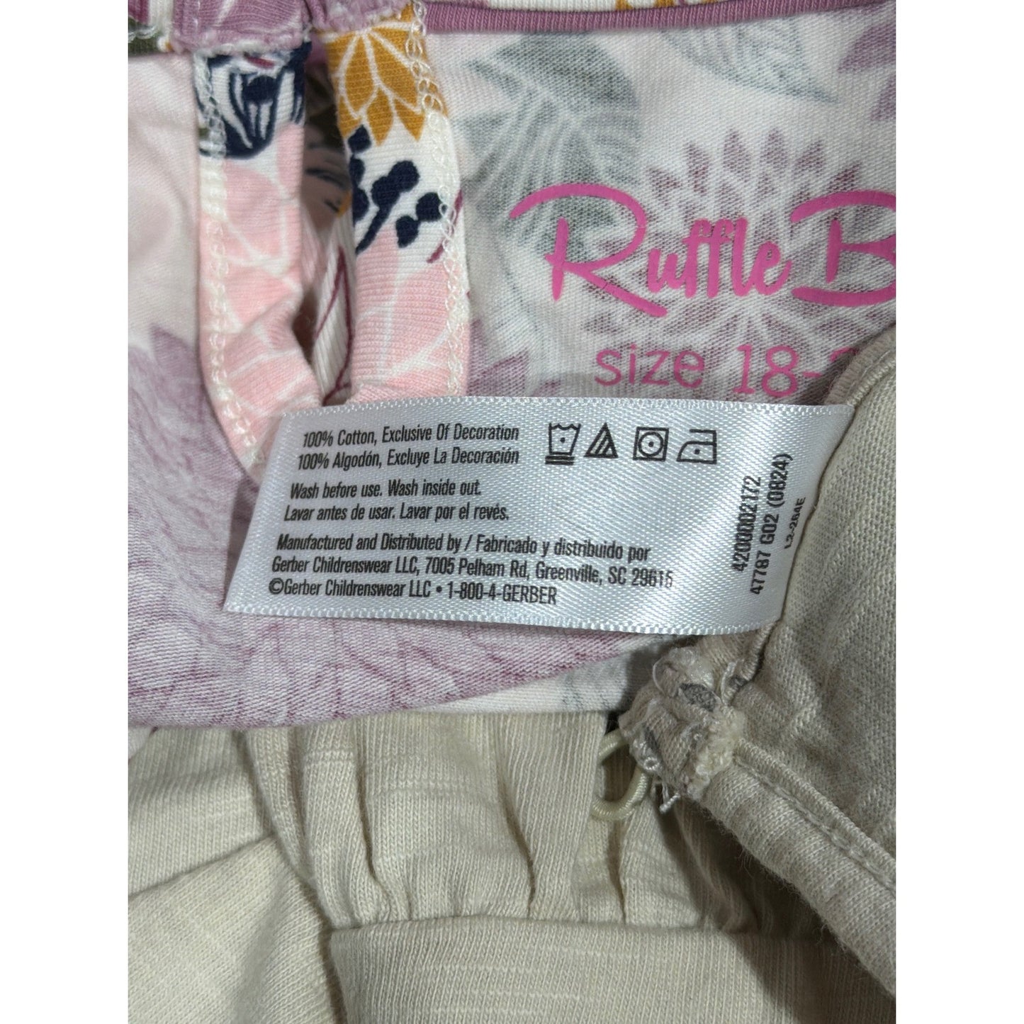 Modern Moments RuffleButts Bundle Girls 18-24M Floral Dress Bubble Romper EUC8