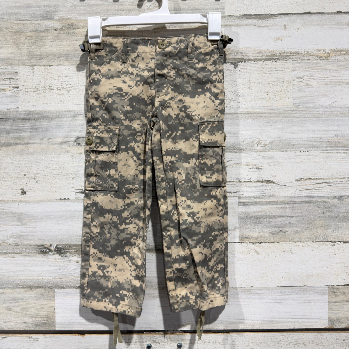 Rothco BDU Pants Boys XS Digital Camo Cotton Military Tactical Cargo Pants EUC0