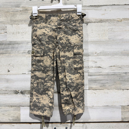 Rothco BDU Pants Boys XS Digital Camo Cotton Military Tactical Cargo Pants EUC0