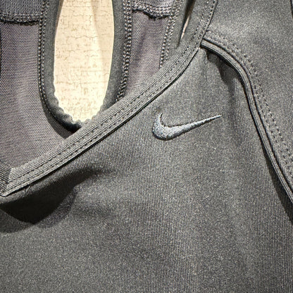 Nike Fit Dry Racerback Sports Bra Women S Black Solid Activewear1