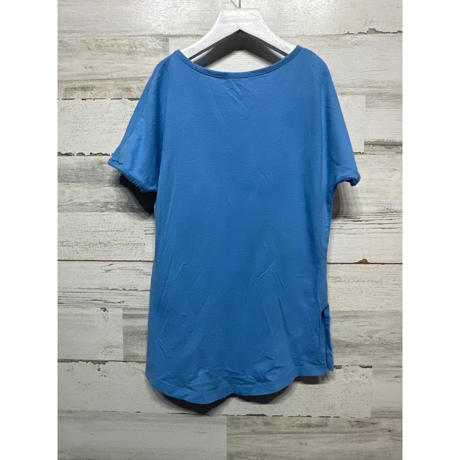 Manchester City FC Graphic Tee Girls 10/12 Blue Hearts Soccer Sporty EUC2