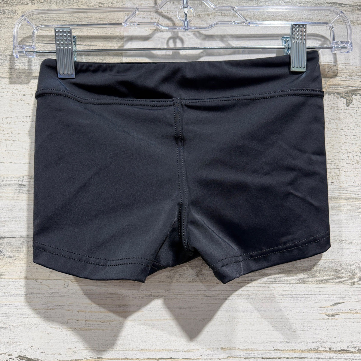 Balera Performance Dance Shorts Girls Size MC Black Active Cheer Athletic EUC1