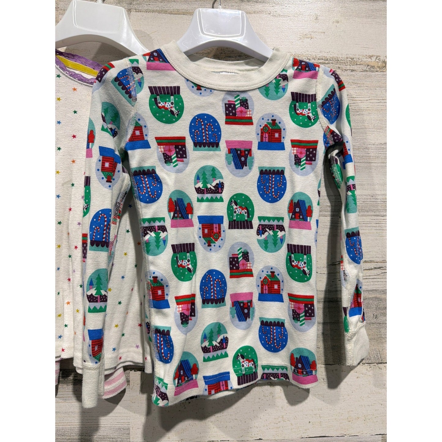 Hanna Andersson Boden Abercrombie Kids Girls 5 Pink White Stars Stripes GUC2