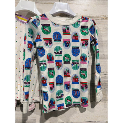 Hanna Andersson Boden Abercrombie Kids Girls 5 Pink White Stars Stripes GUC2