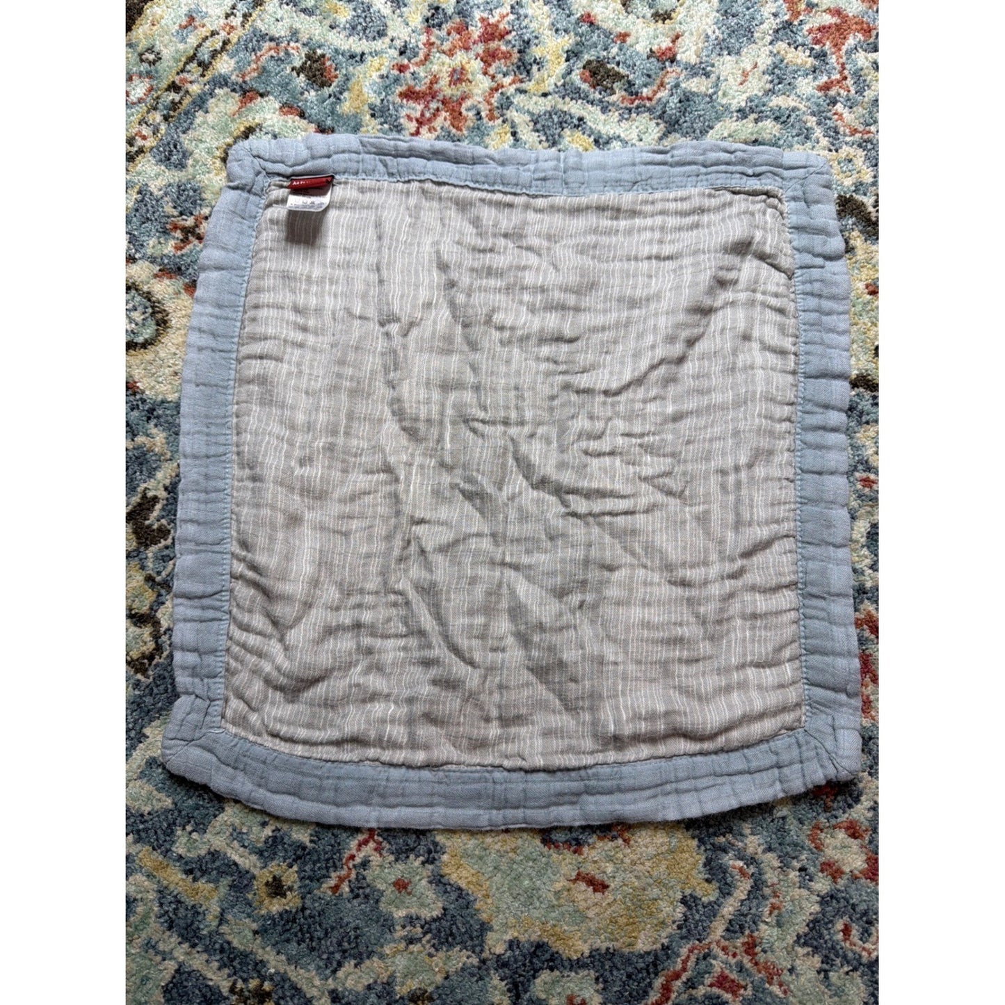 Milkbarn Lovey Kids Grey Whale Print Muslin Soft EUC3
