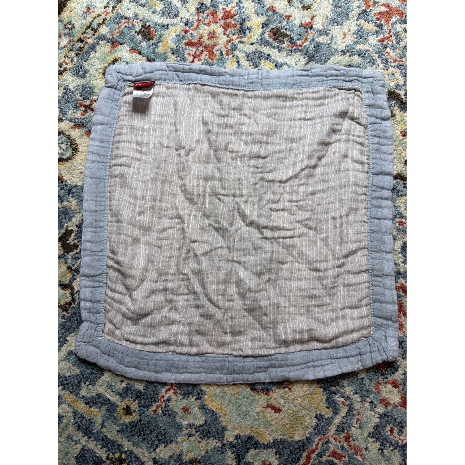 Milkbarn Lovey Kids Grey Whale Print Muslin Soft EUC3