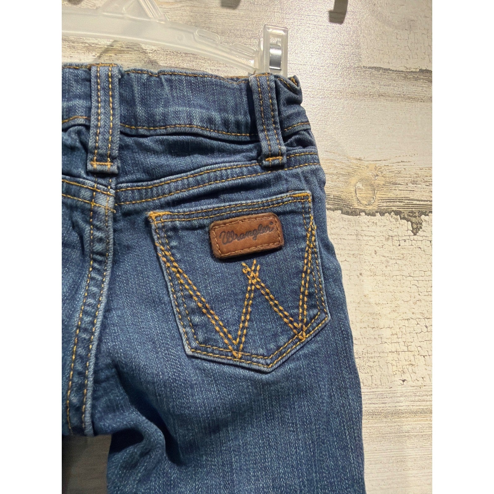 Wrangler Jeans Boys 18M Blue Denim Straight Leg Western GUC2