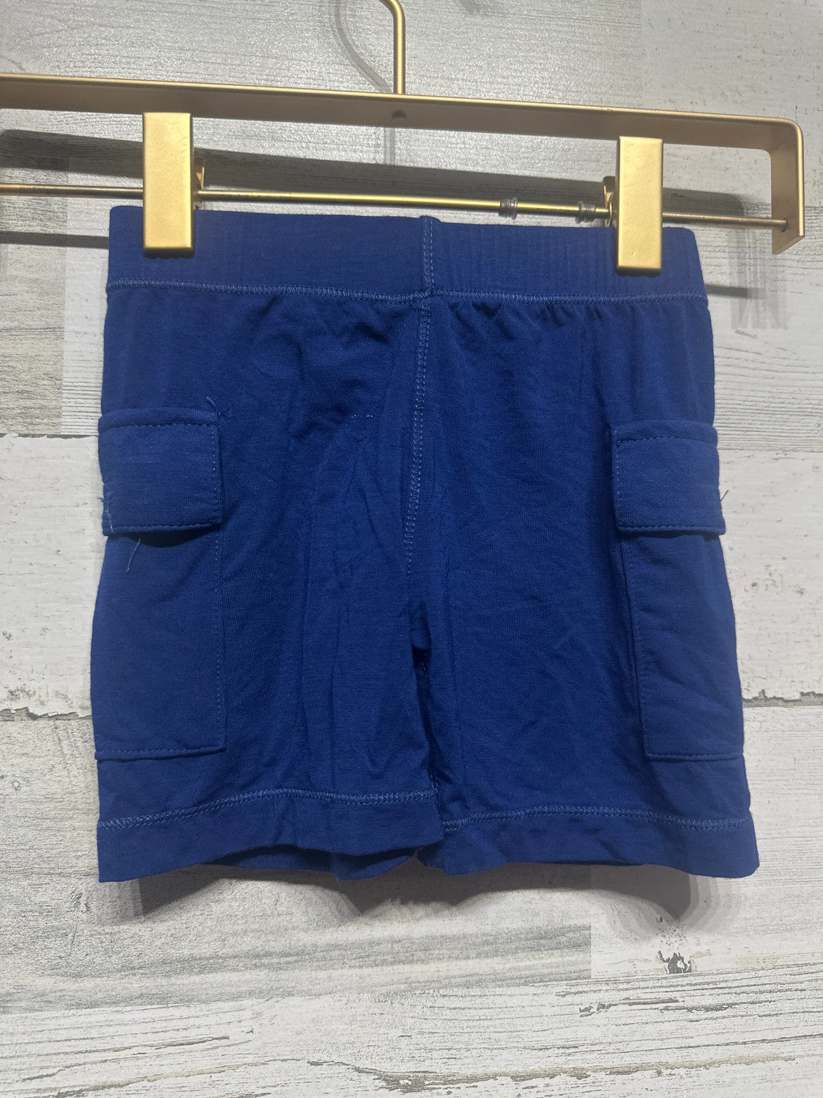 Kickee Pants Cargo Shorts Boys 18-24m Royal Blue Bamboo Viscose NWT1