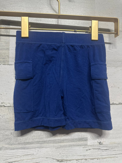 Kickee Pants Cargo Shorts Boys 18-24m Royal Blue Bamboo Viscose NWT1